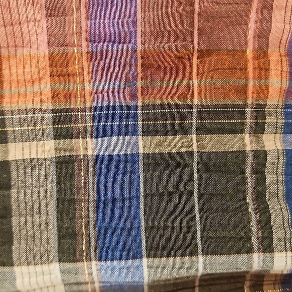 💕VERONICA BEARD💕 Destiny Crinkle Plaid A-Line Dress ~ Olive Green/Pink 8 NWT - Picture 14 of 16